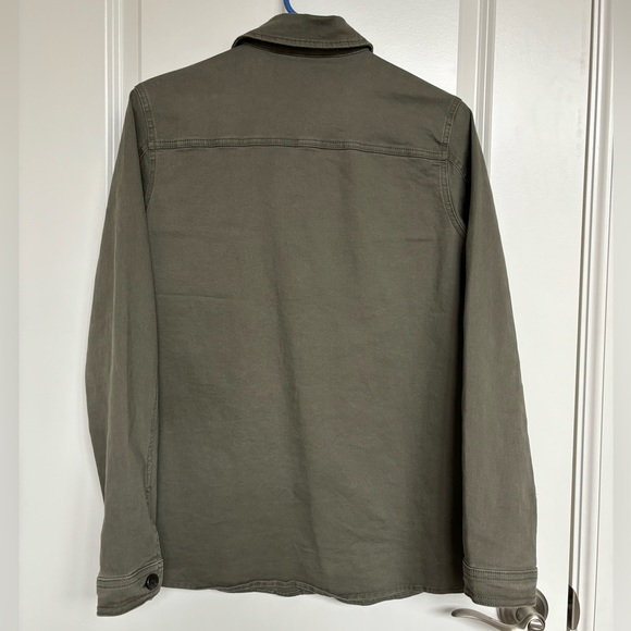 1822 Denim Utility Jacket, Sage Green, size M - Picture 2 of 7